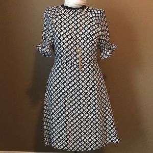 Navy & White Dress NWOT!!  Sz 6